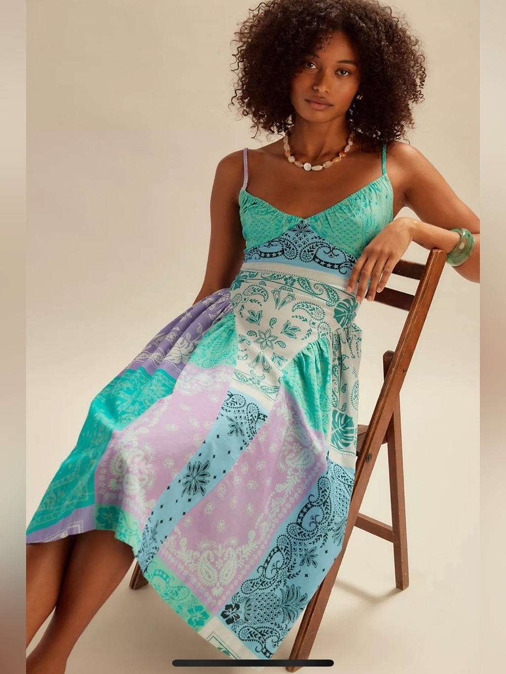 Free People Wish You Would Midi Dress NWOT - Picture 3 of 8